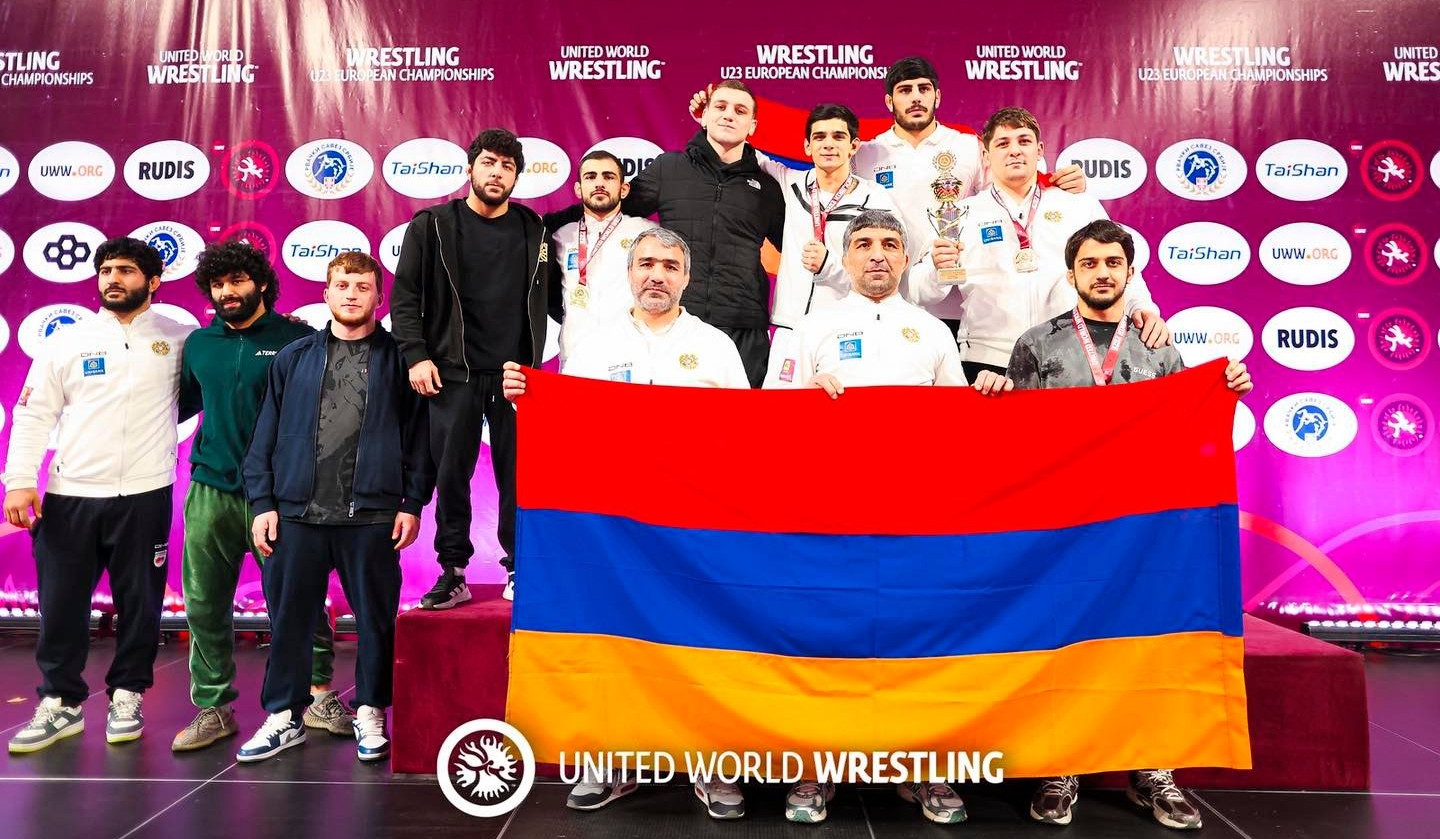 Ազատ ոճի ըմբշամարտի Հայաստանի Մ-23 տարեկանների հավաքականը՝ Մ-23 ԵԱ 3-րդ մրցանակակիր