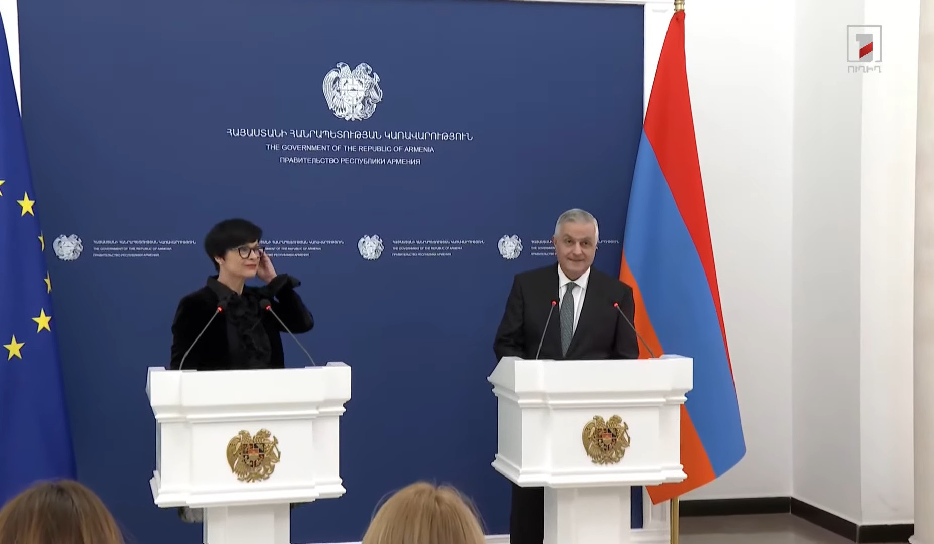 Մհեր Գրիգորյանը և Մարթա Կոսը ստորագրել են Դիմակայունության և աճի պլանի ներքո 2025-2027 թվականների ֆինանսավորման համաձայնագիրը