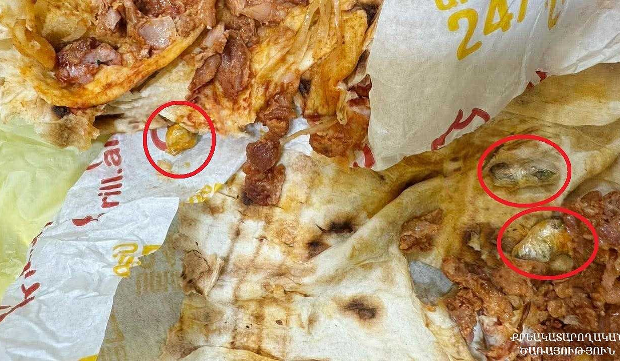 Դատապարտյալի անվամբ բերված շաուրմաների միջից հայտնաբերվել են թմրամիջոցին նմանվող զանգվածներ