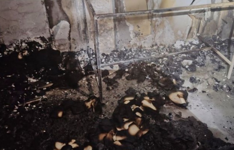 Երևանի Արին Բերդի փողոցի արտադրամասերից մեկում հումք է այրվել