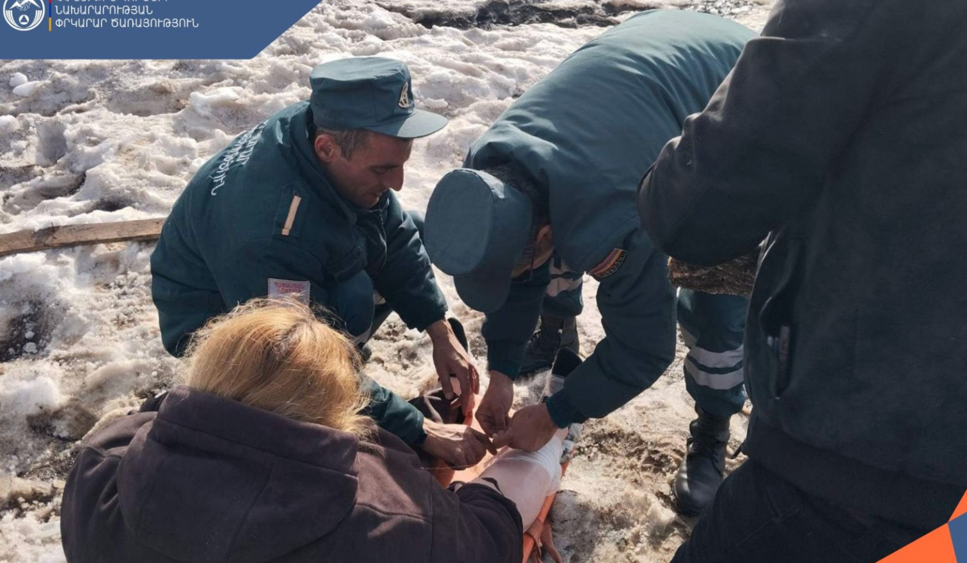 «Սուրբ Հովհաննես» մատուռ բարձրացող սարալանջին քաղաքացին վնասել է ոտքը. օգնության են հասել փրկարարները