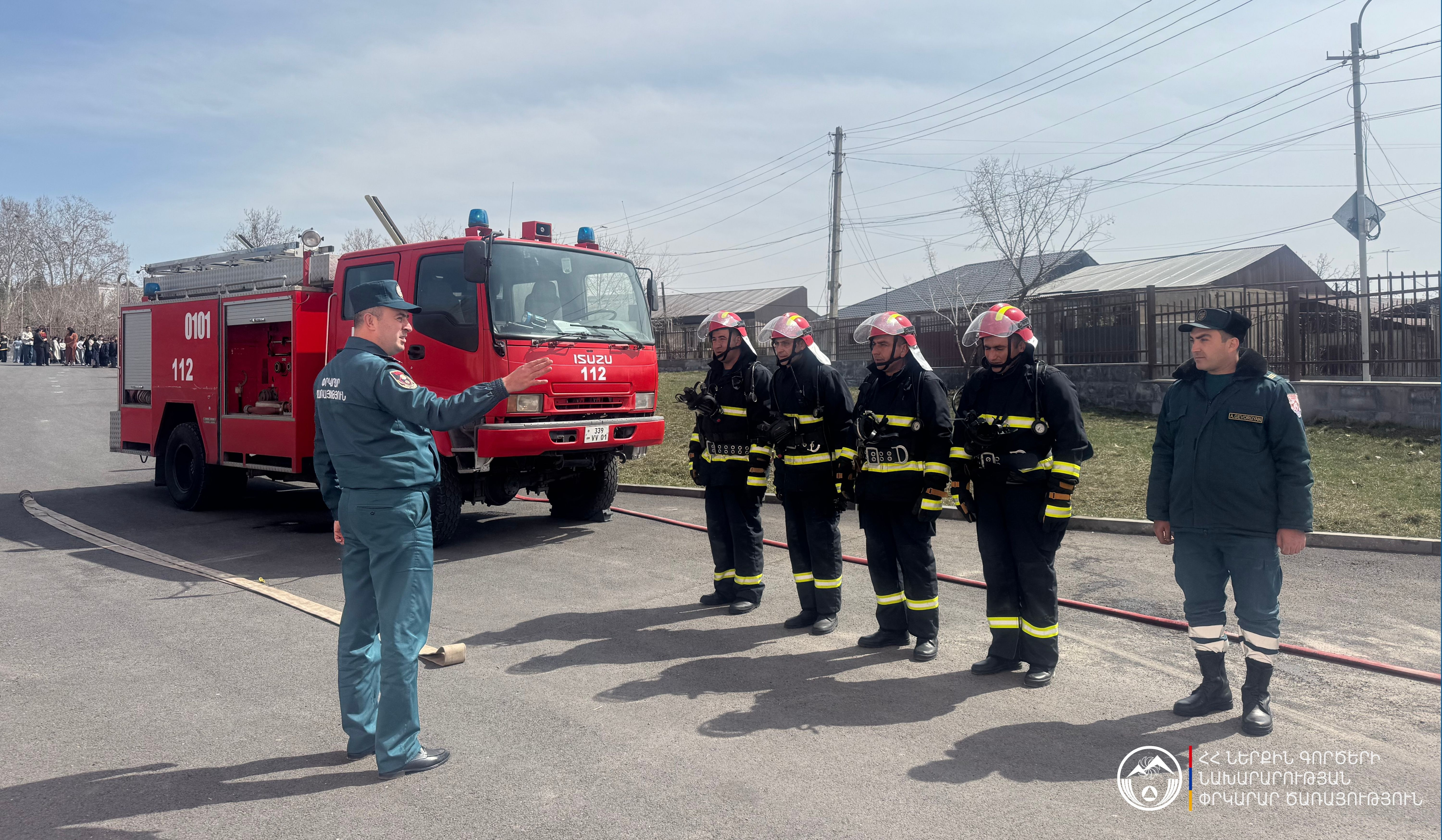Երևանի փրկարարական վարչությունն ամփոփում է մարտ ամիսը. անցկացվել են ուսումնավարժանքներ
