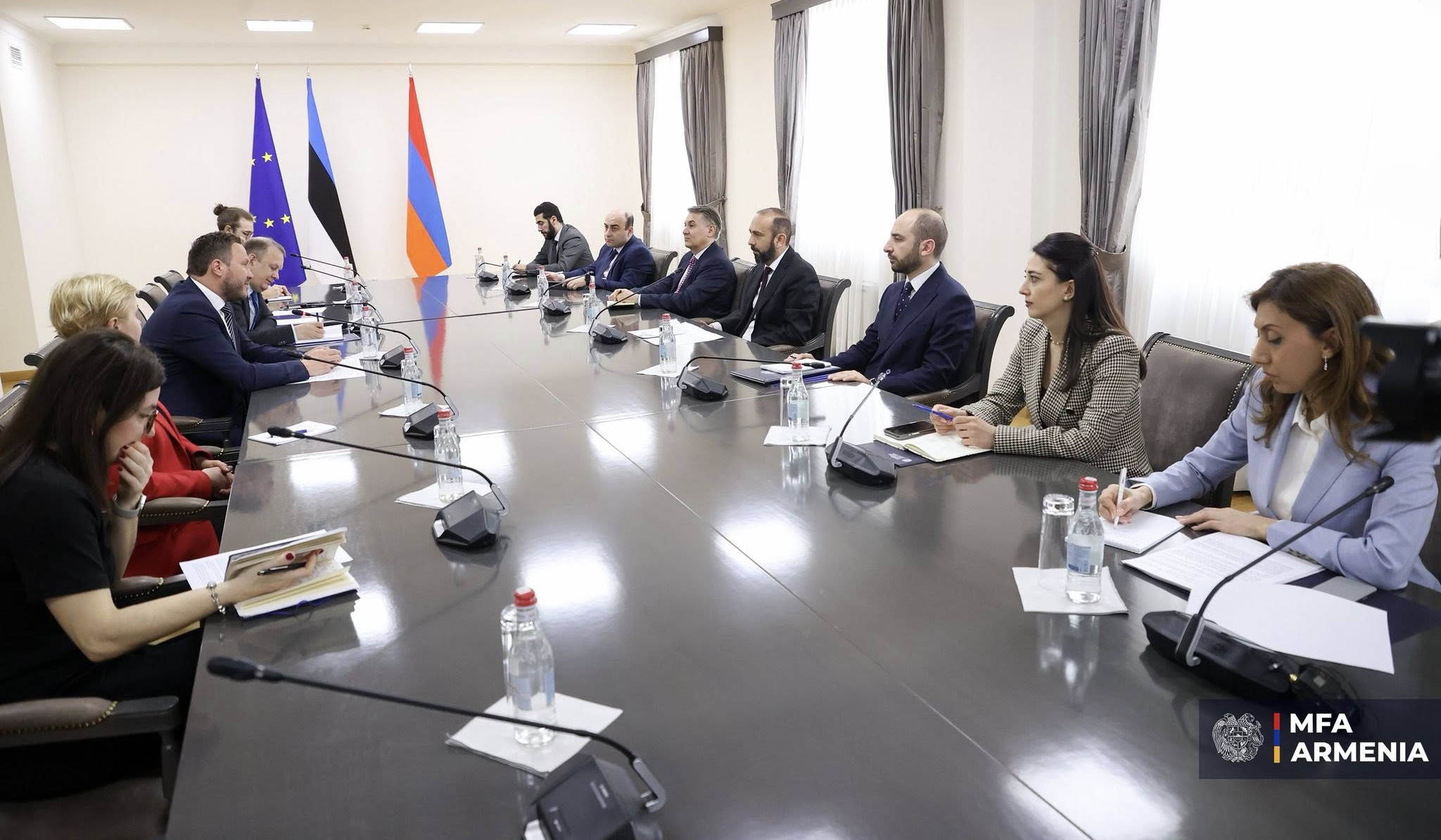 Կայացել է Հայաստանի և Էստոնիայի արտգործնախարարների ընդլայնված կազմով հանդիպումը