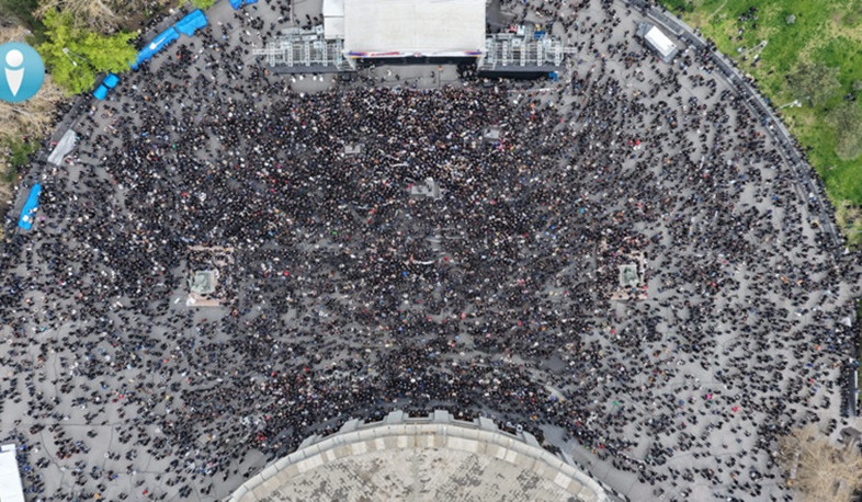 18։05-ի դրությամբ «Ուժեղ Հայաստան»-ի հանրահավաքի անցկացման վայրում և հարակից տարածքներում գտնվել է շուրջ 12 500 մարդ. ԻՔՄ