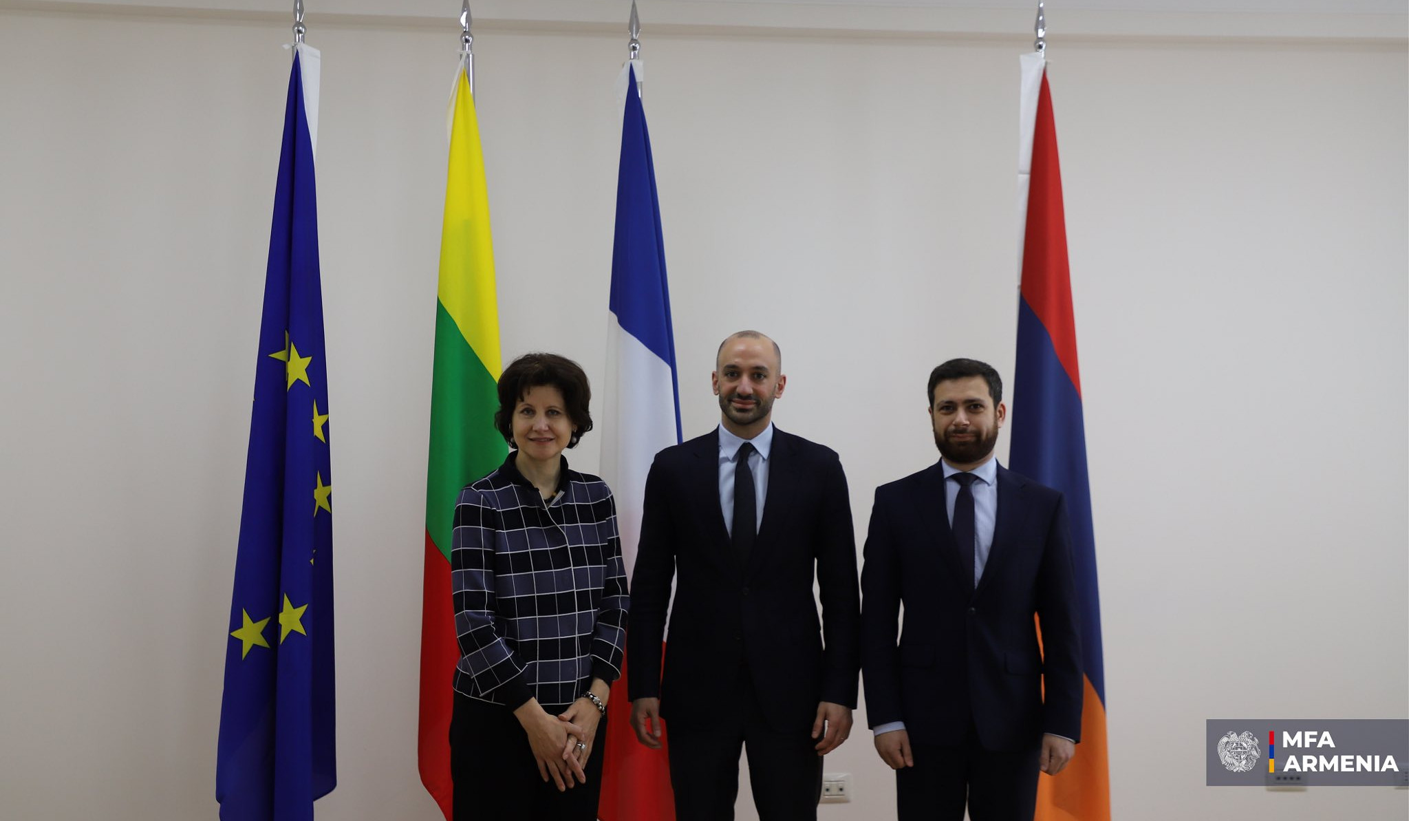 Քննարկվել են Հայաստան-Ֆրանսիա, Հայաստան-Լիտվա երկկողմ  օրակարգի հարցեր