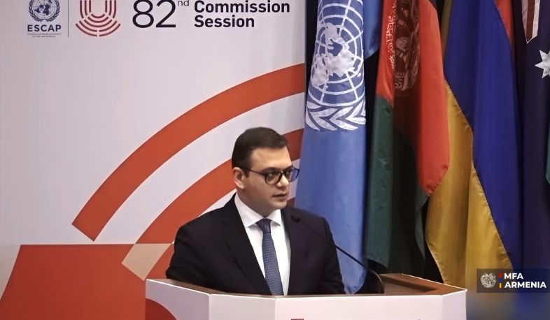 Ռոբերտ Աբիսողոմոնյանը ՄԱԿ-ի ամբիոնից ներկայացրել է Հայաստանի մոտեցումները կայուն զարգացման վերաբերյալ