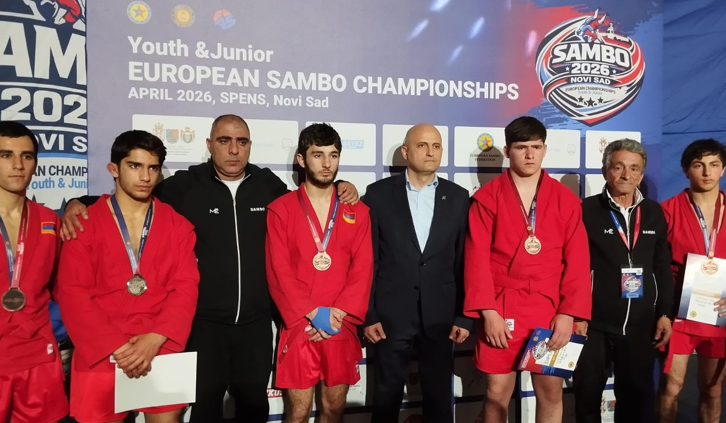 Պատանիներն առաջին մեդալներն են նվաճել սամբոյի Եվրոպայի առաջնությունում