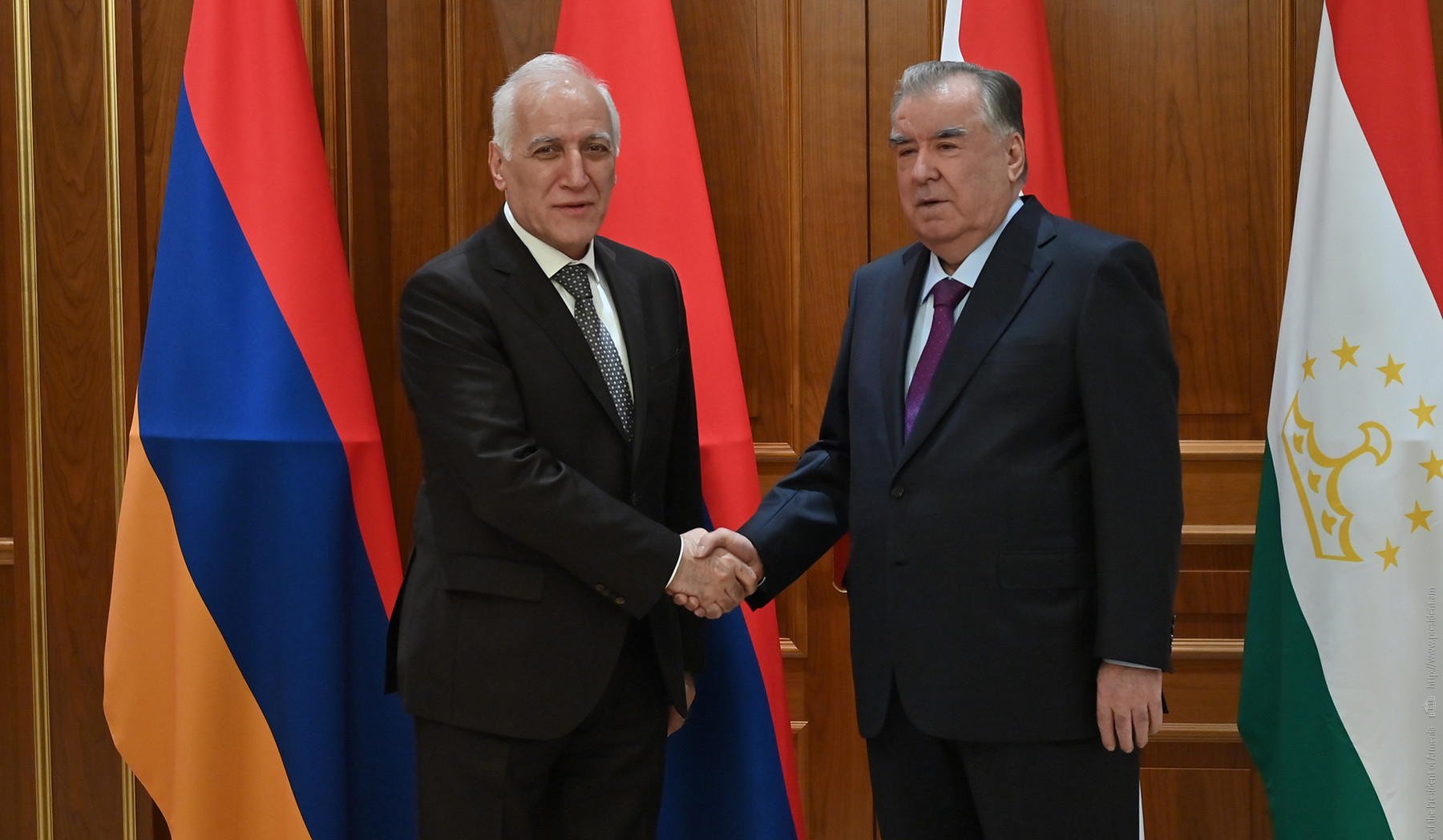 Երկու երկրի հարաբերությունները զարգանում են դրական դինամիկայով. Հայաստանի և Տաջիկստանի նախագահների հանդիպումը