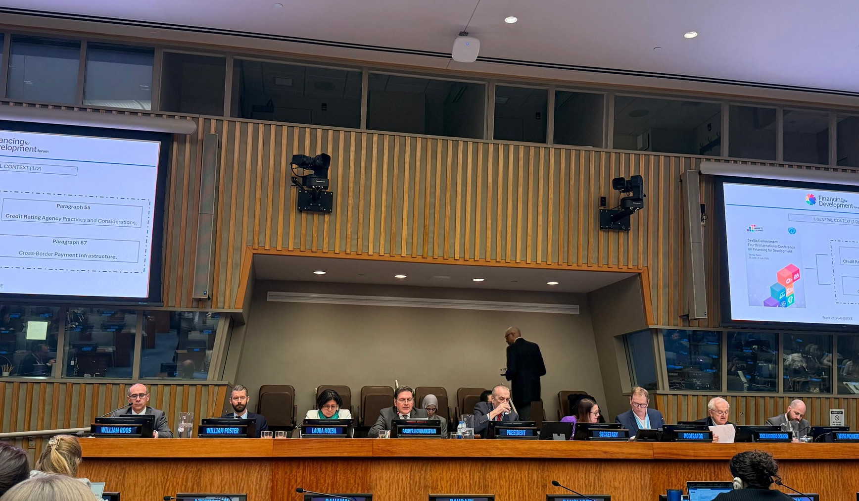 Նյու Յորքի ֆորումում քննարկվել են գլոբալ ֆինանսավորման շրջանակի, միջազգային առևտրի, մասնավոր հատվածի, ֆինանսավորման դերակատարության վերաբերյալ հարցեր