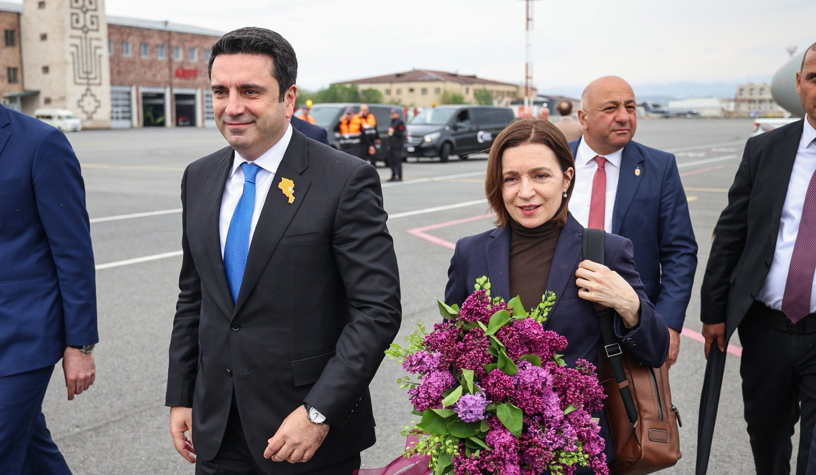 Հայաստան է ժամանել Մոլդովայի նախագահ Մայա Սանդուն