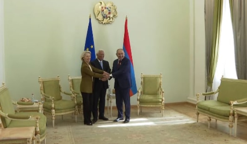 Առանձնազրույց ԵԽ նախագահ Անտոնիու Կոշտայի և Ուրսուլա ֆոն դեր Լայենի հետ․ վարչապետը տեսանյութ է հրապարակել