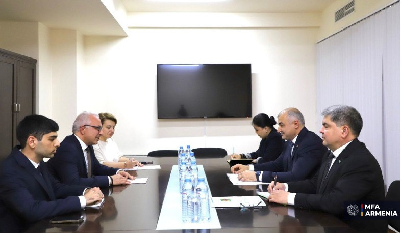 Deputy Foreign Ministers of Armenia and Turkmenistan discussed issues related to development of cooperation
