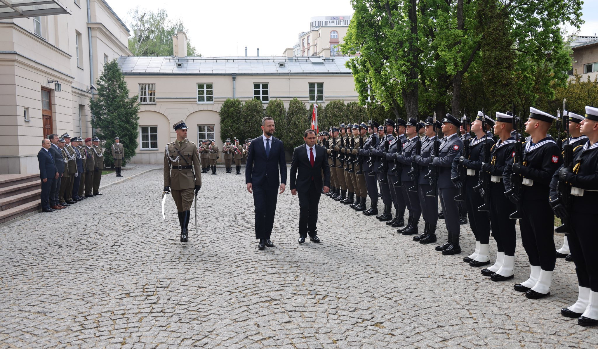 Formal reception ceremony held at Ministry of National Defence of Poland: Papikyan