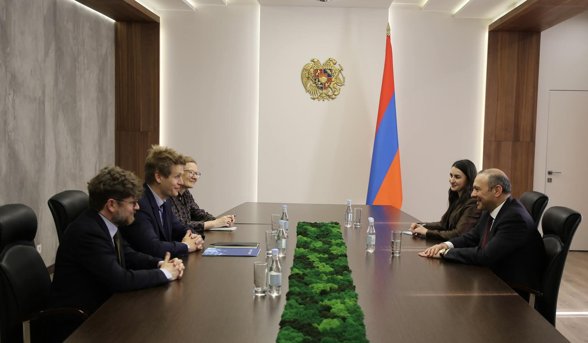 Armen Grigoryan and Tristan Aureau discussed progress of implementation of agreements reached