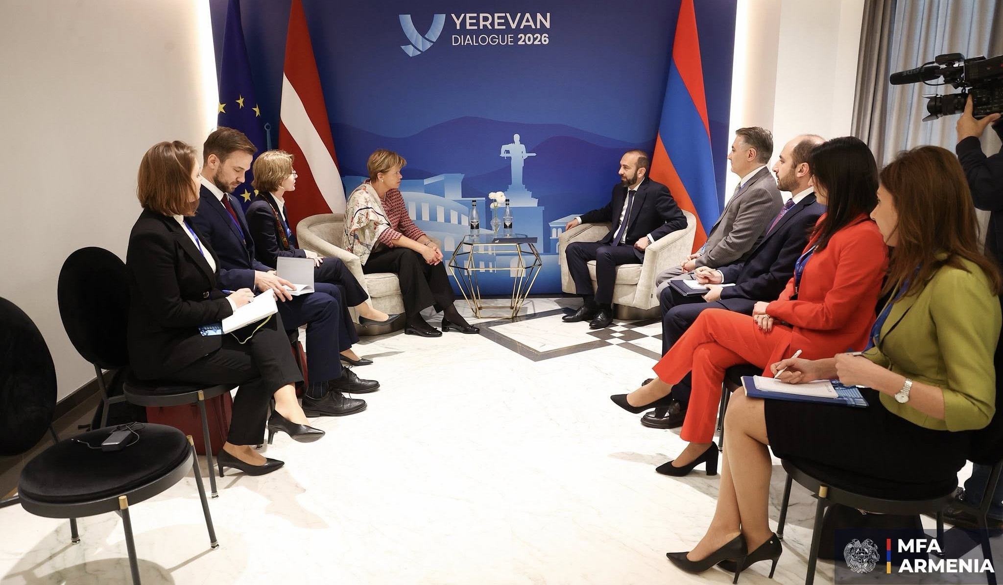 Foreign Ministers of Armenia and Latvia exchanged views on regional developments