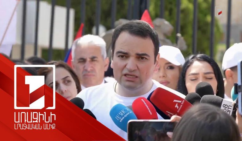«Փոփոխությունների ամիսը սկսվում է հիմա». «Ուժեղ Հայաստանը» քարոզարշավը սկսել է ԱԺ շենքի մոտից