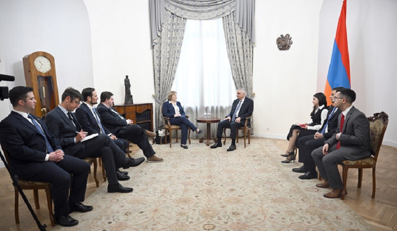 Մհեր Գրիգորյանը ԱՄՆ պատվիրակության հետ քննարկել է ԹՐԻՓՓ-ի իրականացման ուղղությամբ աշխատանքների ընթացքը