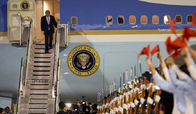 Trump arrives in China on official visit