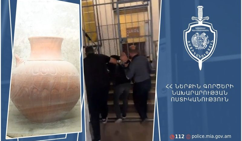 Շենգավիթի համայնքային ոստիկանները բացահայտել են բիայնական դամբարանից կատարված գողությունը