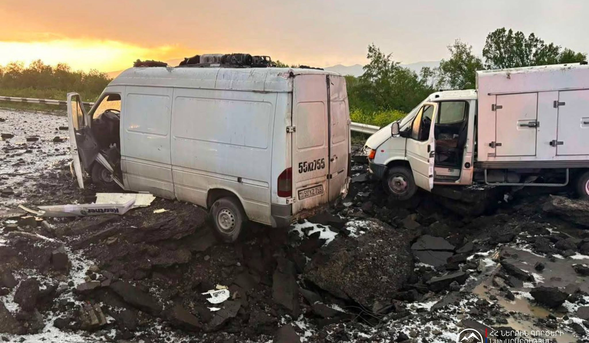 Փլուզում Երևան-Սևան ավտոճանապարհին․ տուժածներ չկան