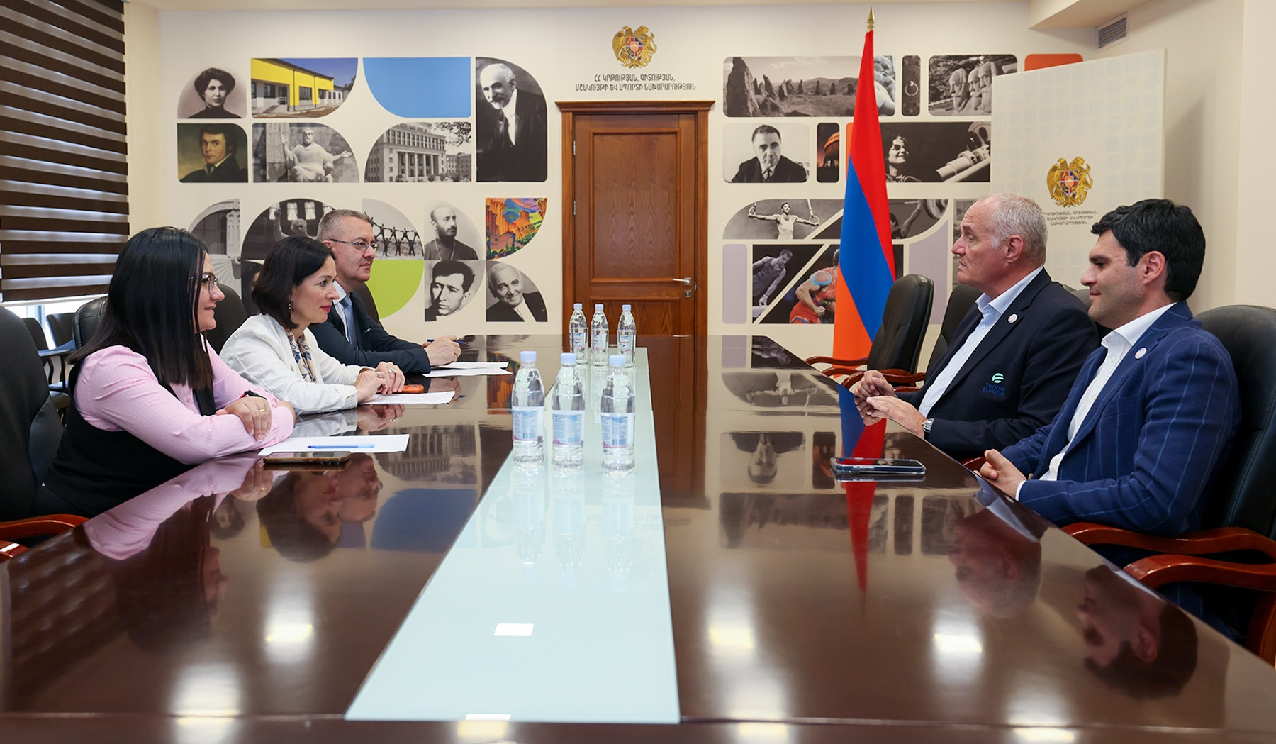 Ժաննա Անդրեասյանը և թենիսի Եվրոպայի ֆեդերացիայի նախագահը քննարկել են Հայաստանում թենիսի զարգացման, միջազգային համագործակցության ընդլայնման հարցեր