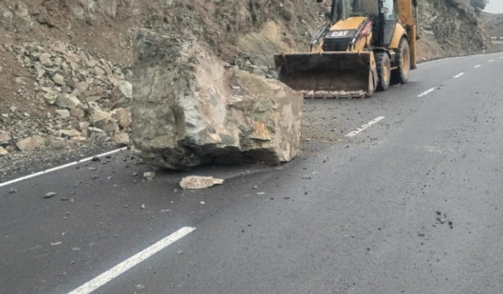 Երևան-Սևան ավտոճանապարհին տեղի է ունեցել քարաթափում