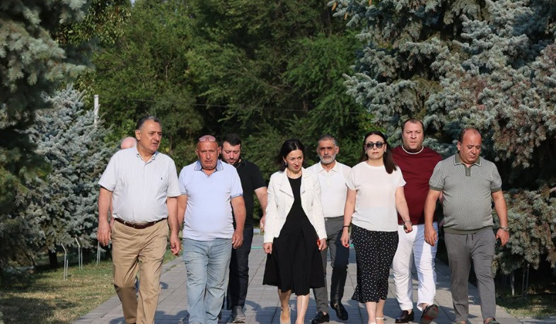 Ժաննա Անդրեասյանը հետևել է Հայոց ցեղասպանության զոհերի հուշահամալիրի բարեկարգման աշխատանքների ընթացքին