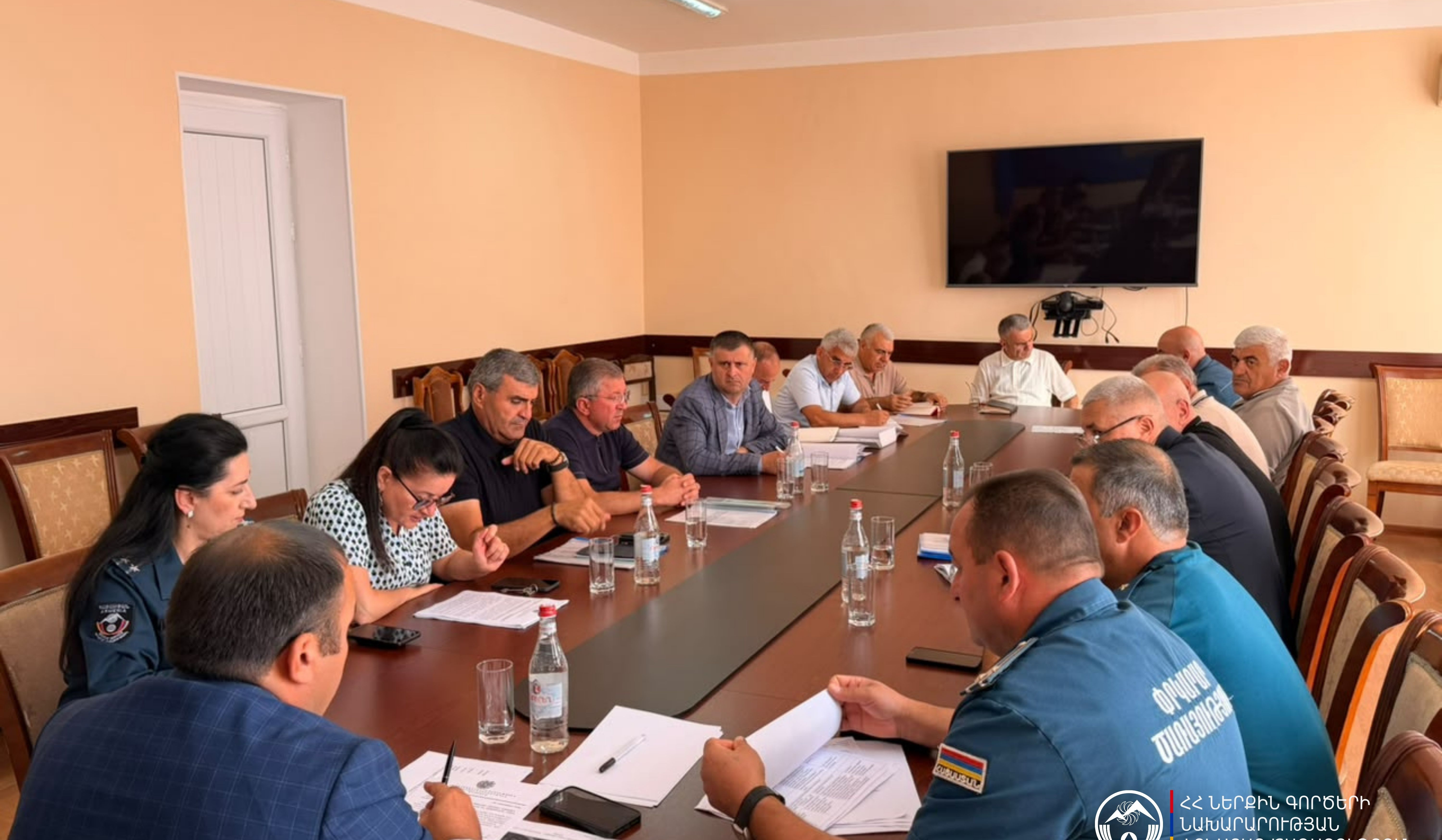 Արտակարգ իրավիճակներին արձագանքման մեխանիզմների կատարելագործում. ուսումնավարժանք՝ Գեղարքունիքի մարզպետարանում