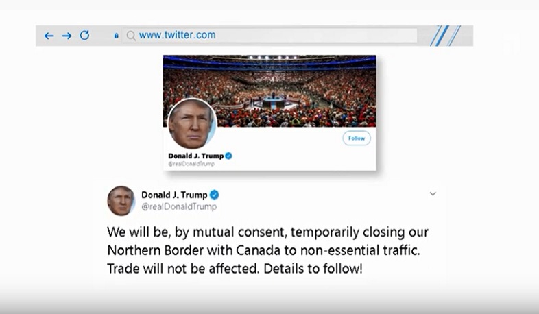 ԱՄՆ-ը փակել է Կանադայի հետ սահմանը. միջազգային լուրեր