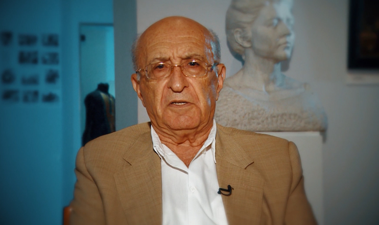 Closed Curtain. Theatre and Person