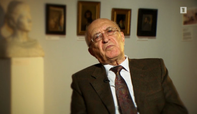 Closed Curtain. Ancient Drama