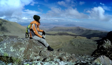 Armenian and Armenia - Aragats