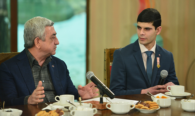 RA President Serzh Sargsyan's Meeting with Demobilized Soldiers