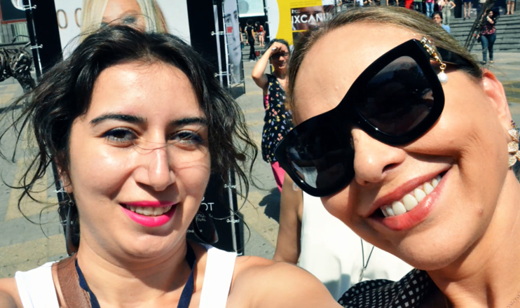 Selfie with Ornella Muti