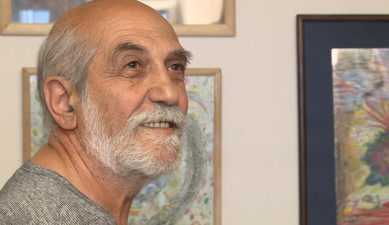 Gurgen Khanjyan about rock musci, man and death with brush and pan