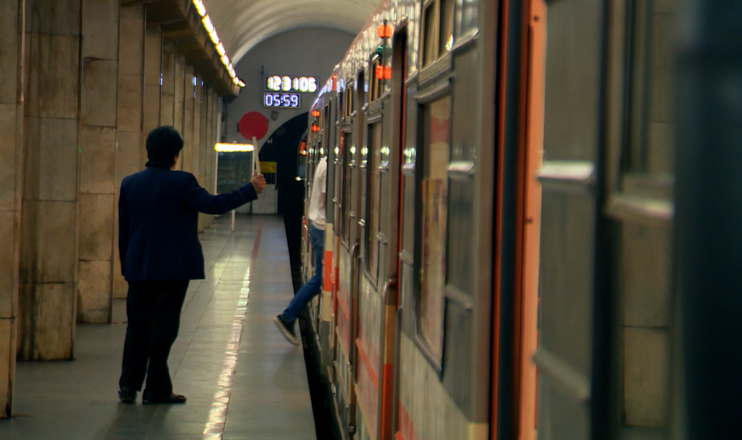 Yerevan subway motto - fast, safe, unfailing