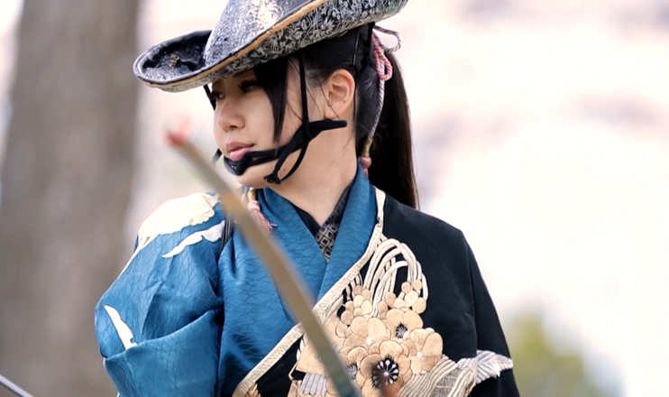 Women in Yabusame tournament