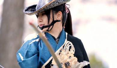 Women in Yabusame tournament