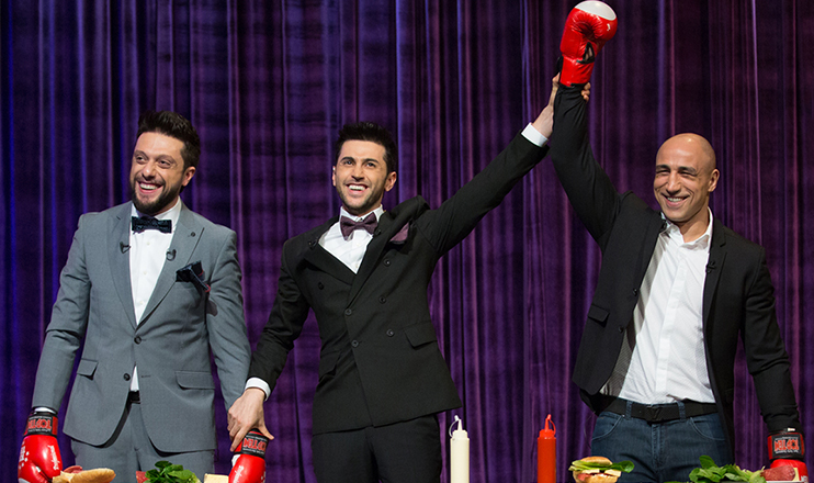 Nice evening. Shushan Petrosyan, Arthur Abraham