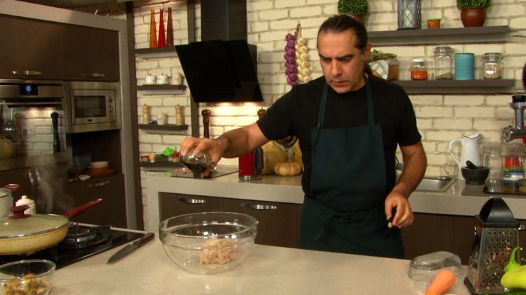 Готовим вместе. Кюфта из куринного мяса