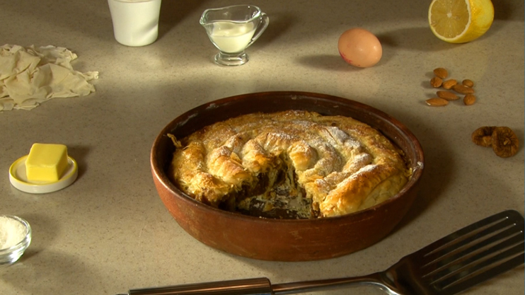 Готовим вместе. Пирог с инжиром