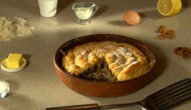 Готовим вместе. Пирог с инжиром