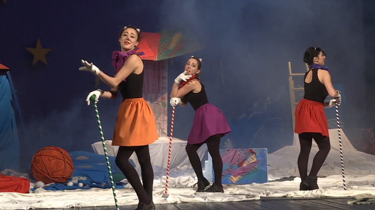 Curtains: The Dog and the Cat