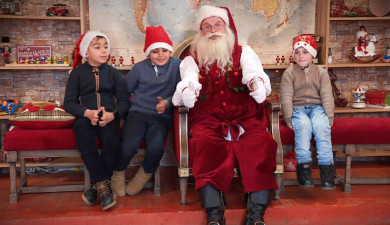 Дети в новогоднее время