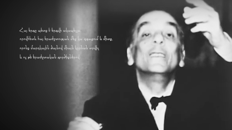 Barsegh Kanachyan: Composer, Conductor, Public Figure