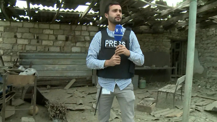 First Channel Journalists in Artsakh