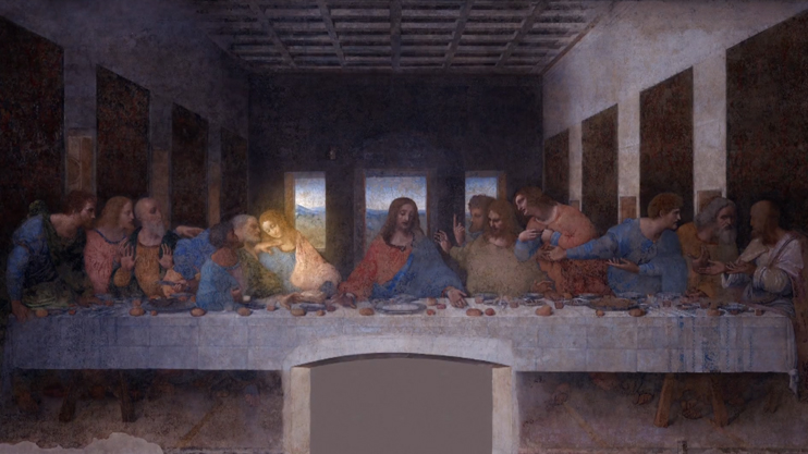 История одного холста. Тайная вечеря