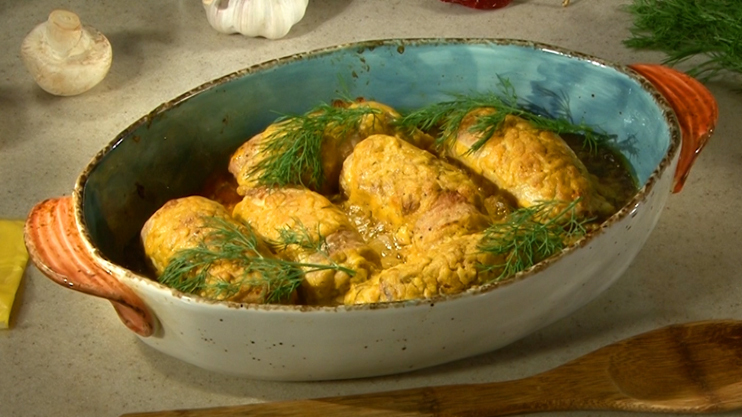 Պատրաստենք միասին. Խոզի մսով և բանջարեղենով ռոլեր