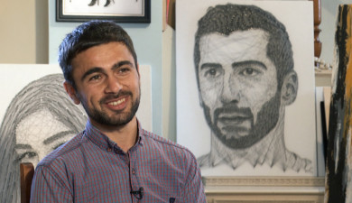 В мастерской Овсепа Барсегяна