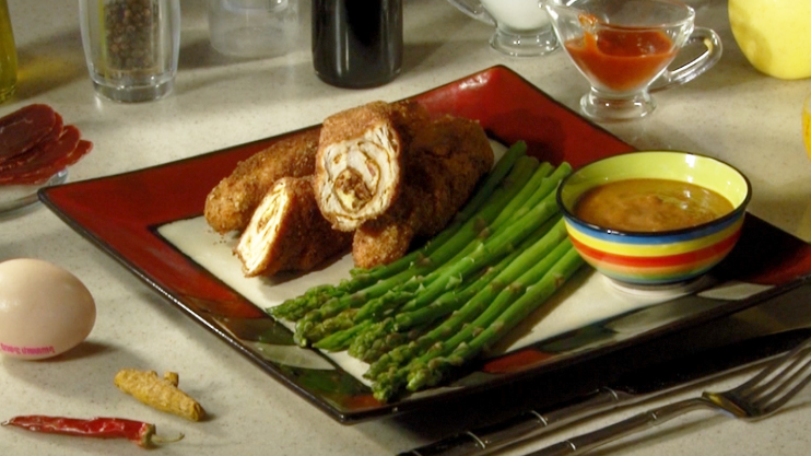 Let's Cook Together: Chicken Breast Stuffed with Basturma Omelet